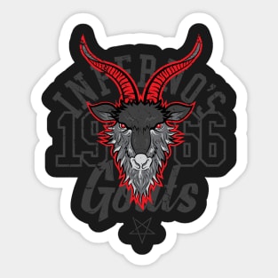 Inferno Goats Sticker